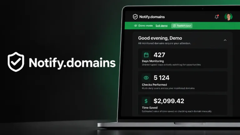 Featured image for Notify.domains Wants to Make Sure You Never Miss the Domain You Want