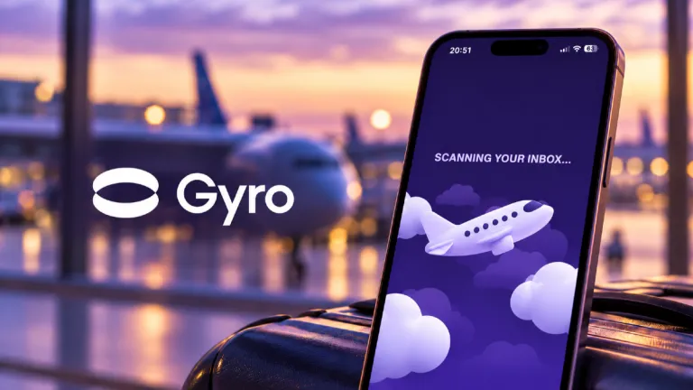 Featured image for Gyro Uses AI to Recover Unclaimed Flight Compensation