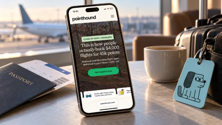 Featured image for Pointhound Turns Credit Card Rewards Into Flight Deals for Travelers